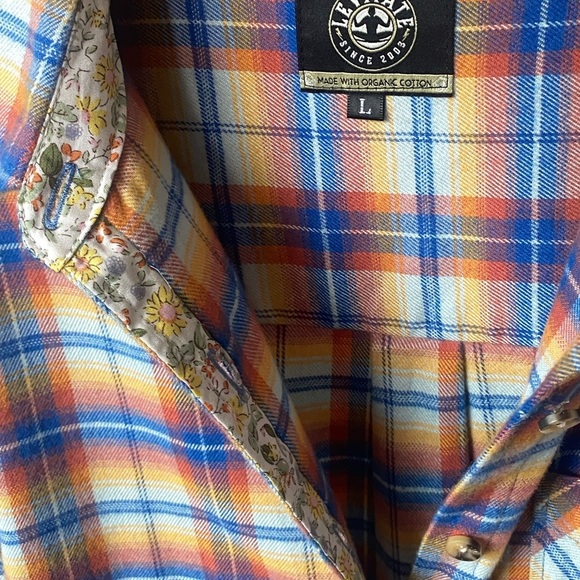 Organic Cotton Levitate Flannel Women’s Large Plaid - Picture 6 of 13